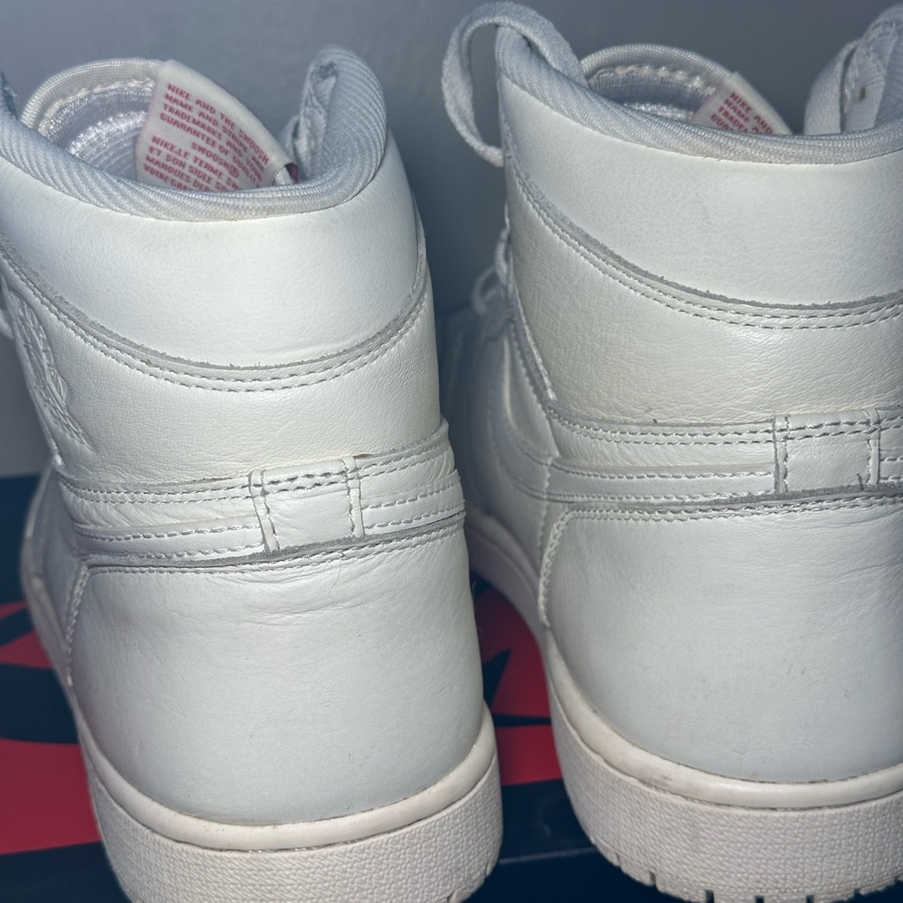 Nike Air Jordan 1 Retro High OG Sail 555088 Mens US10.5 - Picture 7 of 8